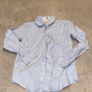 Janie and Jack Light Boy’s Size 8 Blue Casual Button Down Shirt Worn Once